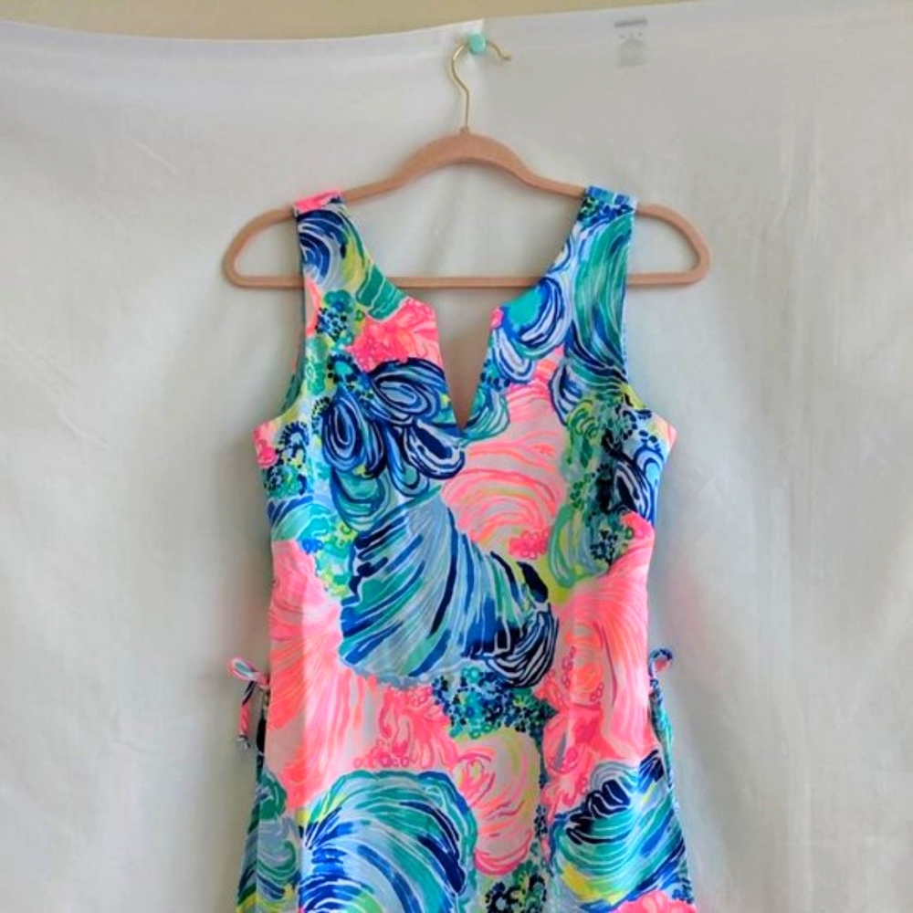 LILLY PULITZER | Donna Romper Multi-Color Beach Please - Picture 4 of 5